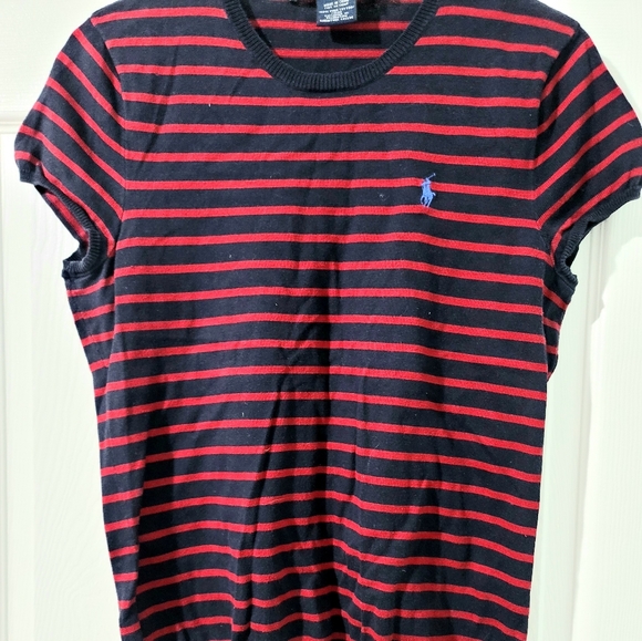 Ralph Lauren Sport Women's Stripe Top Size L - Picture 1 of 11